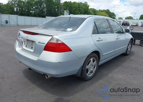2007 Honda Accord Hybrid z USA, uszkodzony, nr VIN JHMCN36497C003805